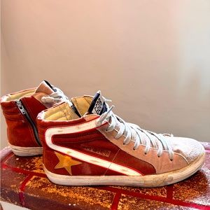 Golden Goose Slide Sneaker High Tops. Great condition